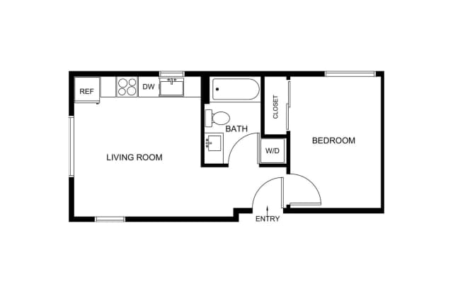 First Floor Modern 1 BD/ 1 BA - Ask about Move In Special Gallery 2