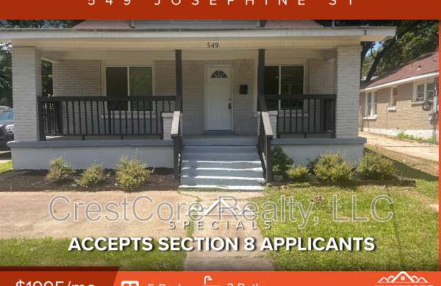 549 Josephine St - 549 Josephine Street, Memphis, TN 38111 549 Josephine St - 549 Josephine Street, Memphis, TN 38111