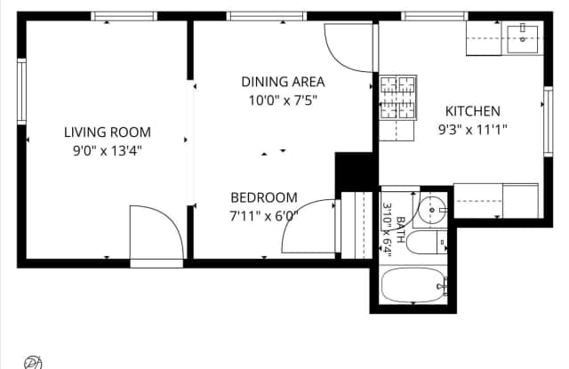 Charming second-floor, one-bedroom rental in Princeton Gallery 2