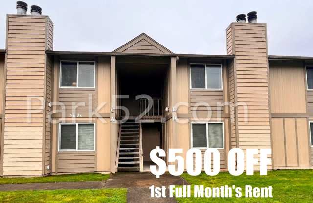 $500 Off First Full Month! 2 Bed 1 Bath Ground Floor Apartment - 5606 Parker Road East, Sumner, WA 98390