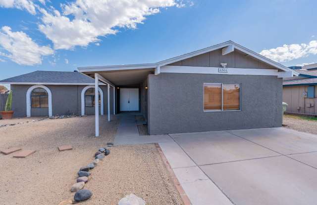 Rare Find in Glendale: 4-Bedroom, 3-Bath w/ POOL  NO HOA - 4501 West Cinnabar Avenue, Glendale, AZ 85302