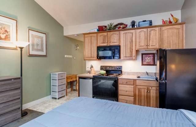 Downtown! Gorgeous Top Floor Furnished Studio-Fireplace/Hot Tub/Pool Prospector Condos Studio Gallery 3