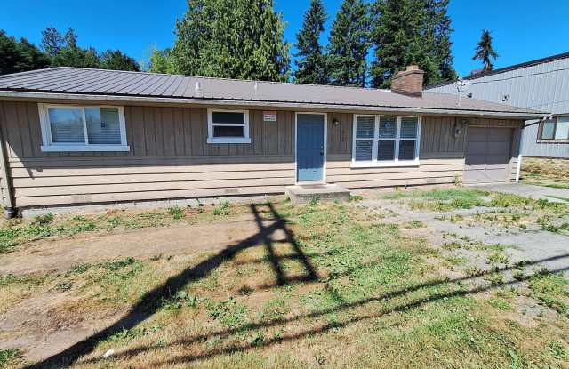 Brand new paint  move in ready 3 bed 1 bath rambler W/garage and storage shed photos photos