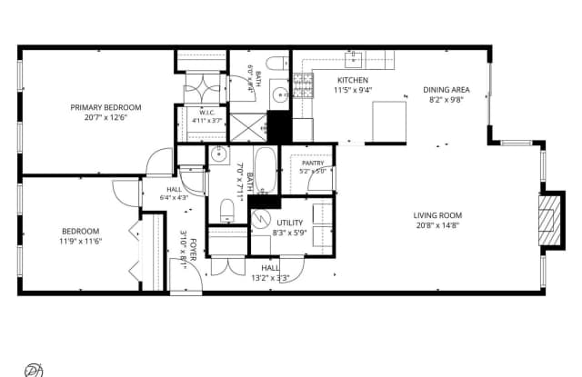 Beautifully maintained first-floor, 2-bedroom, 2-bathroom condo Gallery 4