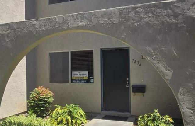 3 Bedroom, 1.5 Bath Two-Story Townhome with Private Patio - 7836 Camino Raposa, San Diego, CA 92122