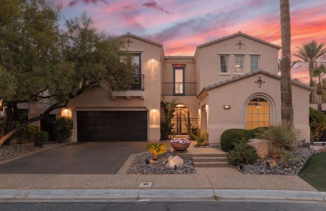 Guard gated Red Rock Country Club with backyard oasis photos photos