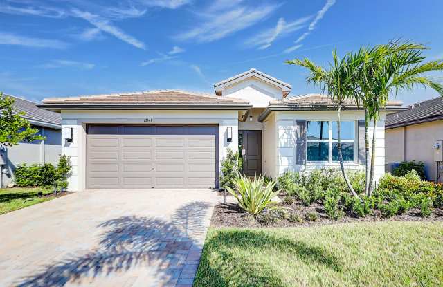 New 2 bedroom, 2 bath with office, The Osprey model in Valencia Grove at Riverland, 55+ Resort Style Living - 13549 Southwest Oceanus Boulevard, Port St. Lucie, FL 34987