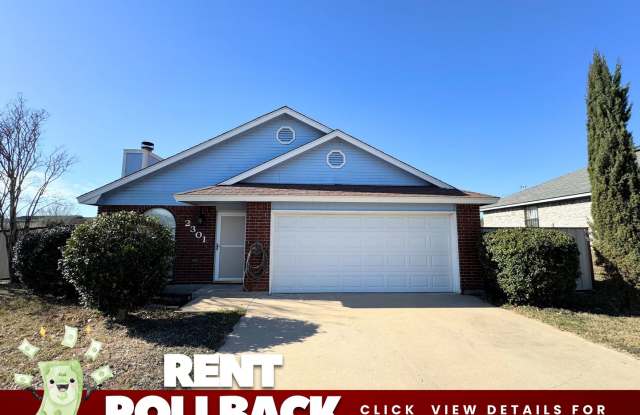 Rent Rollback! Save $100-3 bed 2 bath house for rent in Killeen Texas photos photos