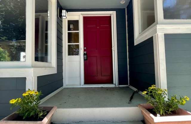 Updated Ranch with Large Fenced Yard, Tucked Off Walker Road~ Gas Fireplace~ Great Natural Light~ Washer/Dryer Included~ Landscaping Included  Fur Babies Welcome! - 10255 Southwest Walker Road, West Slope, OR 97225