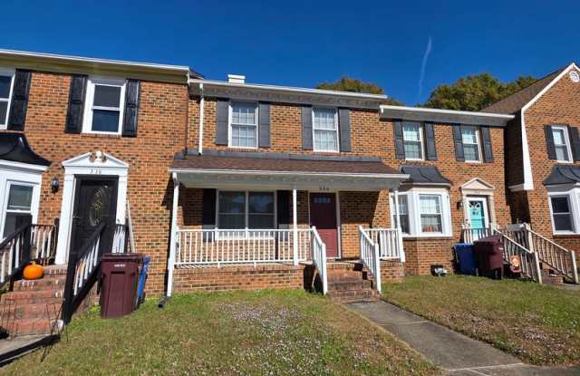 3 BR 1.5 Bath Townhome located off Cedar road - 336 San Roman Drive, Chesapeake, VA 23322