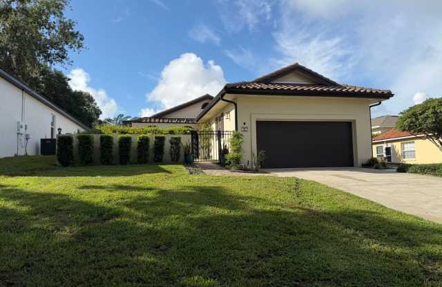 2/2 with 2-car garage. New roof, new AC. Quartz counters, KitchenAid appliances, wine cooler, pantry, fireplace, built-in closets. Walk-in closet and double sinks in the main suite. Mudroom off the garage. Washer/dryer included. Screened back porch and fe Gallery 4