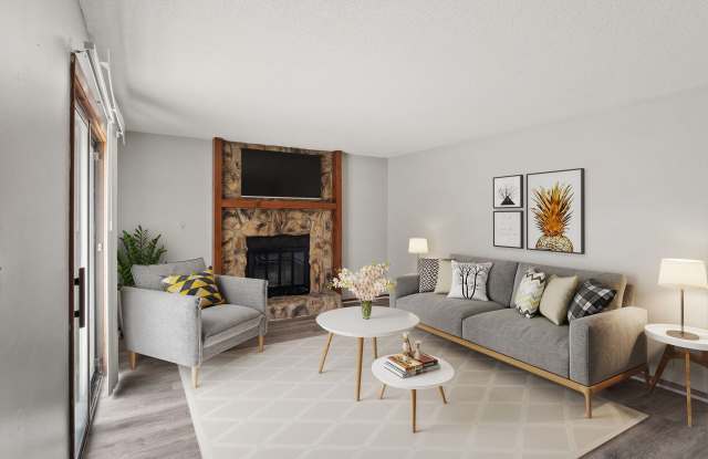 Spacious Rooms, fireplace and patio Gallery 3