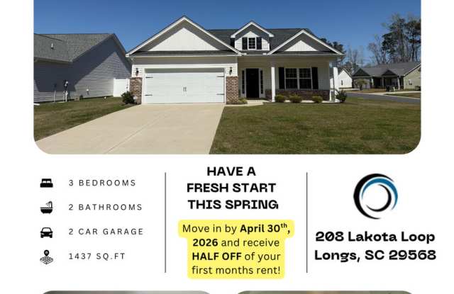 **Spring Move In Special** Longs - 3 Bedroom/ 2 Bathroom House photos photos