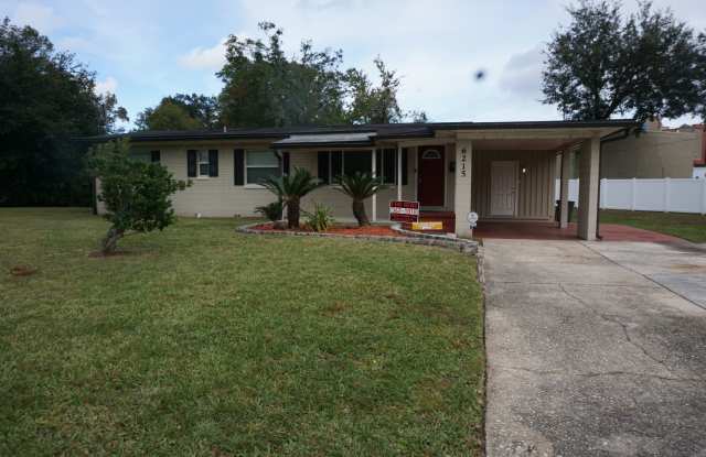 4/2 Concrete Brick Home off Blanding Boulevard - 6215 Randia Drive, Jacksonville, FL 32210