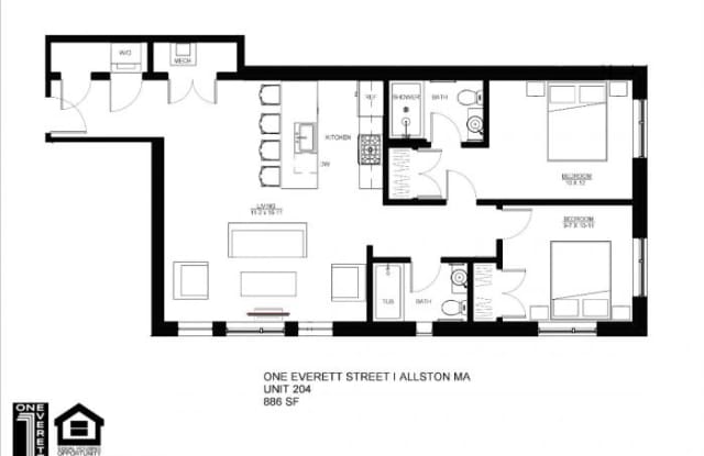 1 Everett St. - 1 Everett Square, Boston, MA 02134