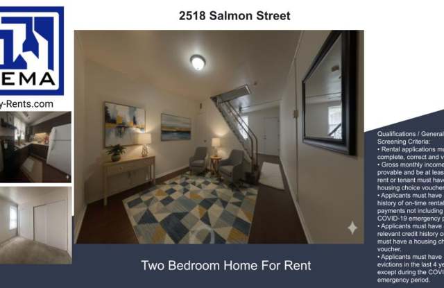 Charming 2-Bedroom with Classic Philly Charm - 2518 Salmon Street, Philadelphia, PA 19125