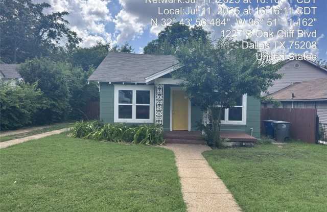 1227 S Oak Cliff Boulevard - 1227 South Oak Cliff Boulevard, Dallas, TX 75208
