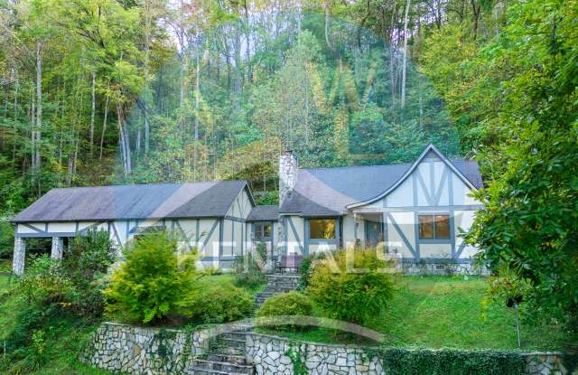 Regal English Tudor home near Castle Lady Hawk in Cullowhee available now for year-long lease $2370 a month photos photos