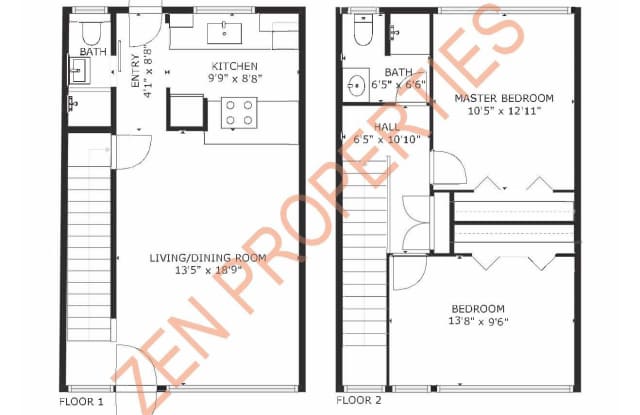 A 2 bdrm / 2 bath unit with 1 prkg for rent at Tropicana Villages- Makai Gallery 3
