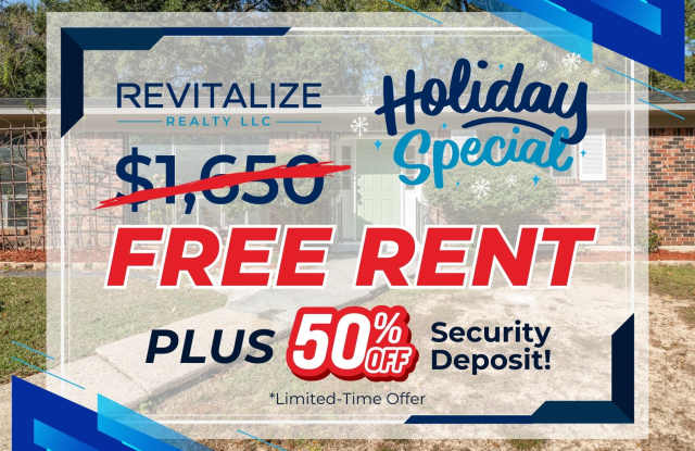 FREE DECEMBER RENT + HALF-DEPOSIT SPECIAL! Spacious 4-Bed 2-Bath Brick Home in West Mobile - 4238 Aldebaran Way, Mobile, AL 36693