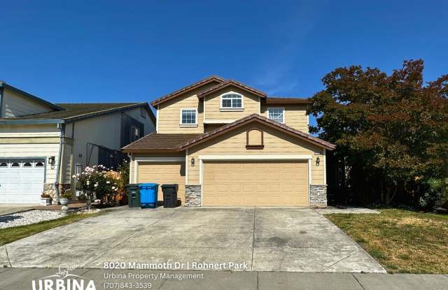 Spacious 4BR/2.5BA Home with 3 Car Garage in the M Section of Rohnert Park! photos photos