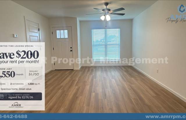 MOVE IN SPECIAL: Save $200 off on rent per month - New Spacious 3-Bedroom Home in Pea Ridge Gallery 1