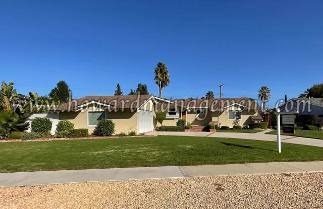 One level home with central A/C and grand backyard with pool. Gallery 1