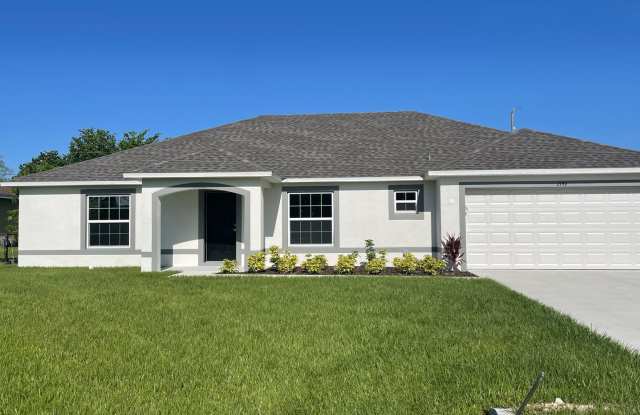 Single family for rent located in SW Cape Coral, FL. Special Offer! Qualify for a deposit-free option and save on move-in costs! photos photos