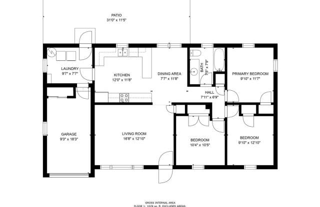 3 Bedroom Brick Ranch photos photos