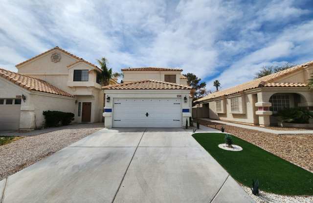 Pristine Three Bedroom South Shore Lakes Rental - 2257 Chatfield Drive, Las Vegas, NV 89128