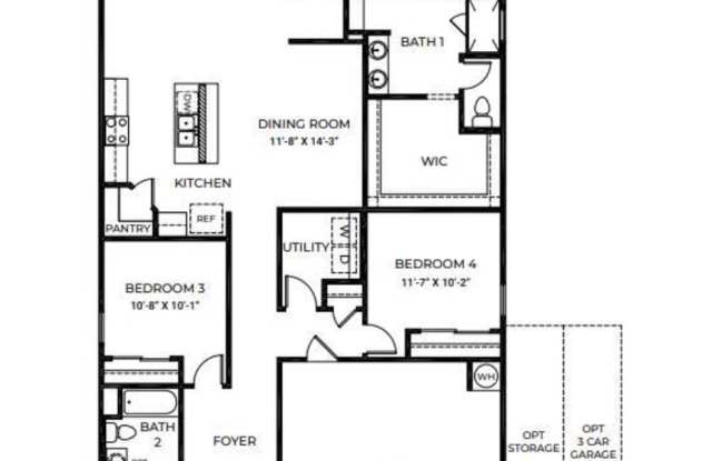 Lovely 4-Bed 2-Bath 3-Car Garage Home for Rent in Coolidge! Gallery 3
