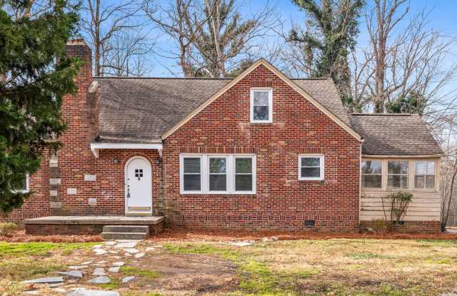 SW, Large Brick Two Bedroom PLUS Two Sun-Rooms, Hardwoods, LR  Separate DR, Fire Place! - 3510 Groometown Road, Greensboro, NC 27407