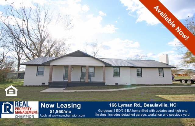 Gorgeous 3 BD/2.5 BA Recently Updated Home on Large Lot - 166 Lyman Road, Beulaville, NC 28518