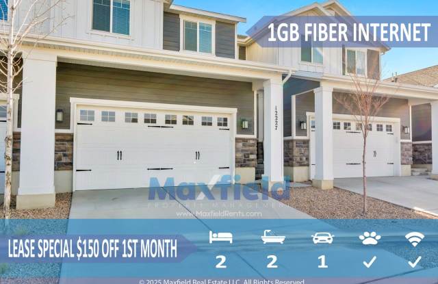 Townhouse Draper - 3 BD 2.5 BA 2 GA - 2250 Square Feet - New Carpet photos photos