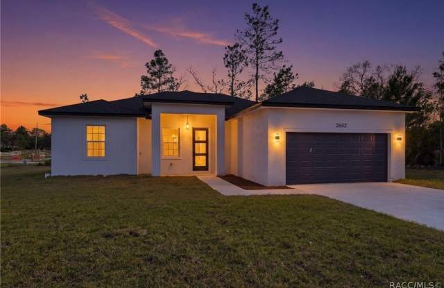 2652 W Paragon Lane - 2652 West Paragon Lane, Pine Ridge, FL 34465 2652 W Paragon Lane - 2652 West Paragon Lane, Pine Ridge, FL 34465