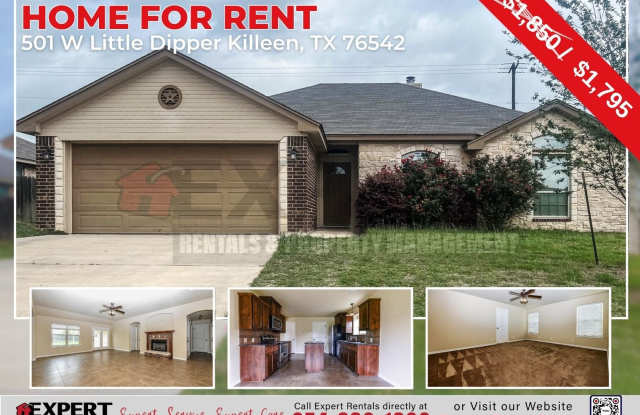 Spacious Stylish 3-Bedroom Home for Rent in Trimmier Estates! - 501 West Little Dipper Drive, Killeen, TX 76542 Spacious Stylish 3-Bedroom Home for Rent in Trimmier Estates! - 501 West Little Dipper Drive, Killeen, TX 76542