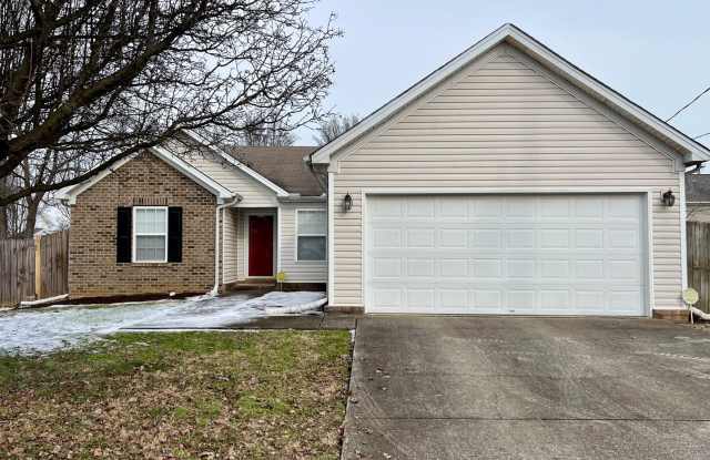Available Now 3 BR 2 Bath Home in Lavernge with Fenced in Backyard! - 1322 Nicole Lane, La Vergne, TN 37086