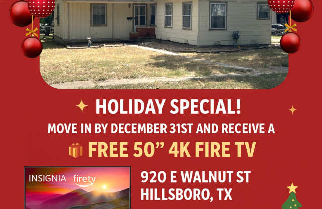 920 East Walnut Street - 920 East Walnut Street, Hillsboro, TX 76645