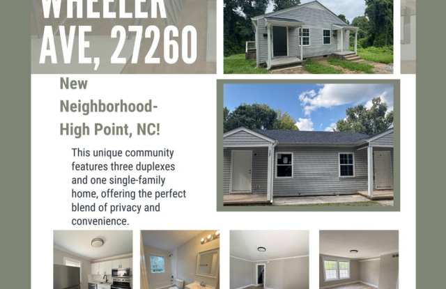 Freshly Renovated Homes in a Charming High Point Neighborhood – $975, 1bd/1ba + additional bonus room/ office photos photos