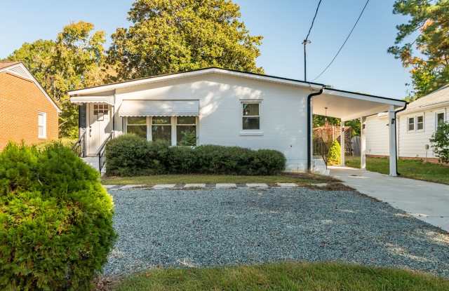 Charming Mid-Century Home with Covered Carport and Modern Updates - 1212 West Murray Avenue, Durham, NC 27704