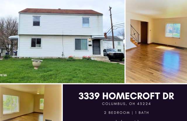 2 Bedroom Duplex For Rent! - 3339 Homecroft Drive, Columbus, OH 43224