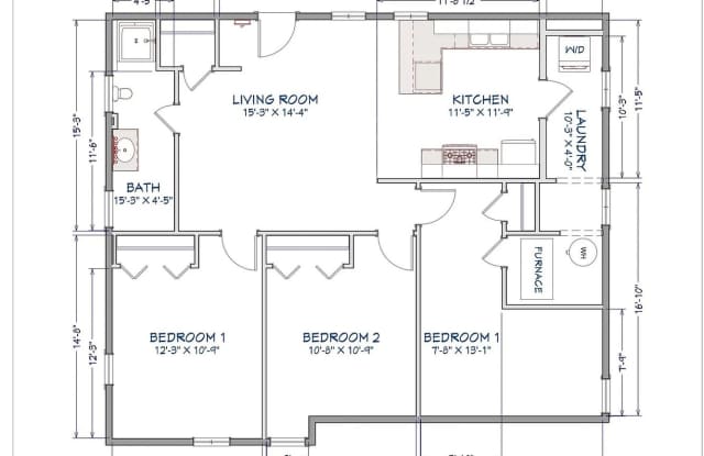 Available Now!  Updated 3br 1ba South Campus and Bryan Park Gallery 3