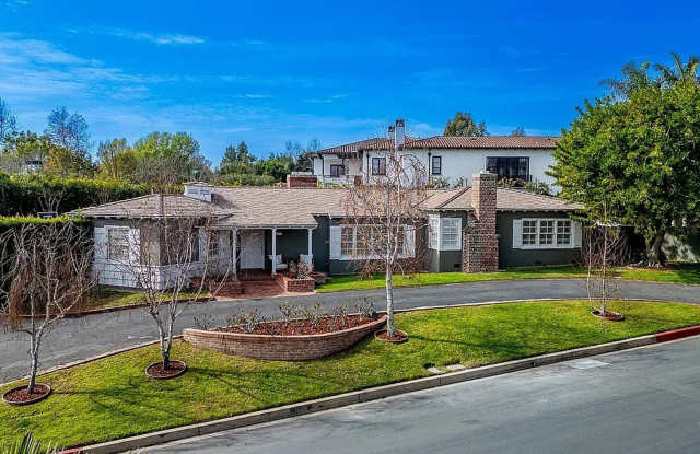 Gated Brentwood Circle Family Home - 157 North Woodburn Drive, Los Angeles, CA 90049