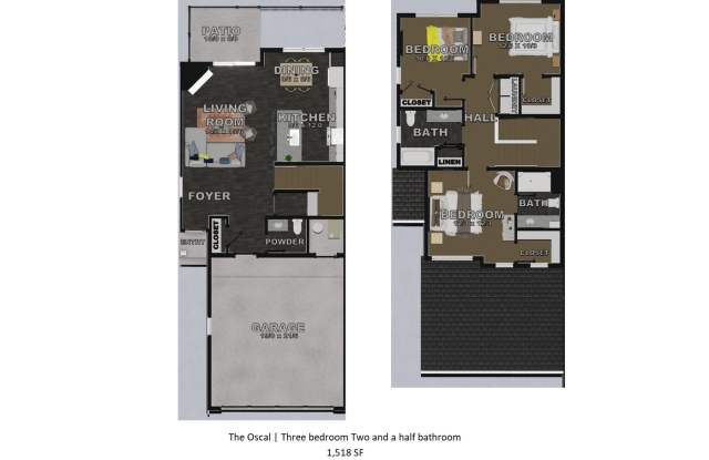 The Oscal | Three Bedroom Townhome photos photos
