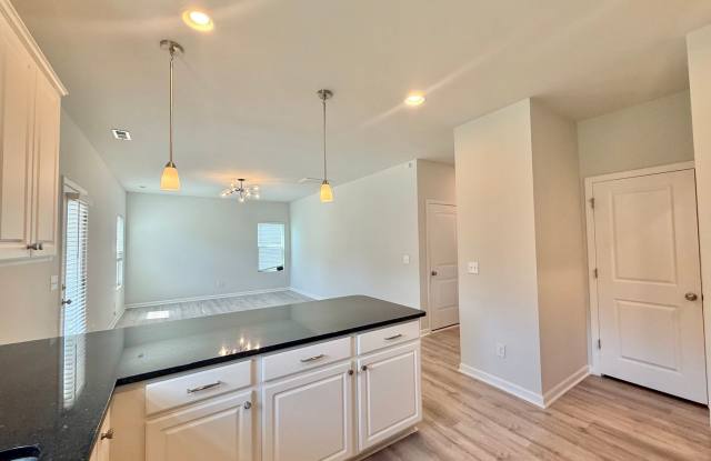 **OFFERING REFUNDABLE APPLICATION FEES & $150 MOVE IN PROMOTION** Modern 4BD, 2.5BA Knightdale Home with a Fenced Yard & Screened Patio Gallery 4