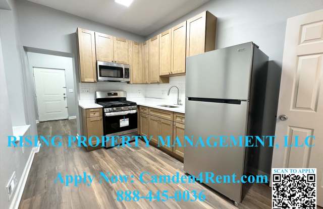 Newly Renovated 3 Bedroom 1.5 Bathroom home on a quiet block in Cooper Plaza, 1 block from the hospital. - 443 Trenton Avenue, Camden, NJ 08103