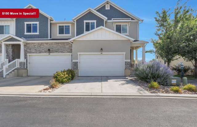 Modern Row End Townhome w 2 car attached garage - 44 North 2000 West, Lehi, UT 84043