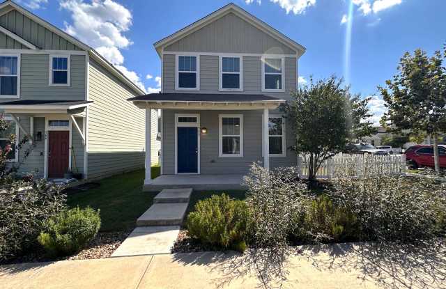 A Modern-Style 3 Bedroom / 2.5 Baths Two Story Home on a corner lot is for rent in Kyle, TX photos photos