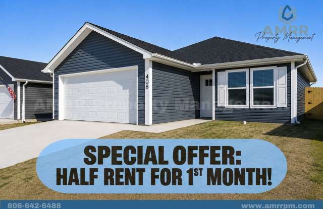 MOVE-IN SPECIAL: HALF RENT FOR 1ST MONTH - NEW CONSTRUCTION 3-BEDROOM HOME photos photos