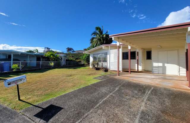 AVAILABLE NOW | 3 Bedroom, 1.5 Bathroom Home: Pacific Palisades | Featuring: Covered Parking, Cul-de-sac Neighborhood  Scenic Views | Includes: Trash Only | Small Pet Considered - 2376 Ahakapu Street, Pearl City, HI 96782